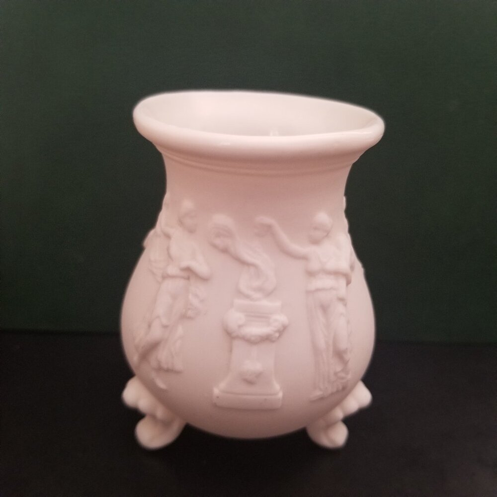 Vintage Lenwile Ardalt Japan Greek Style Mini Vase Urn Verithin China Embossed